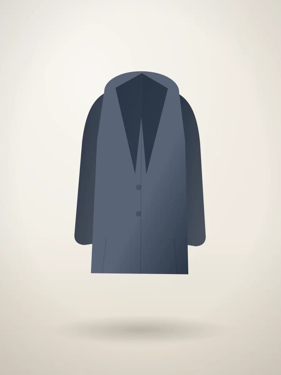 کت تک لینن — navy