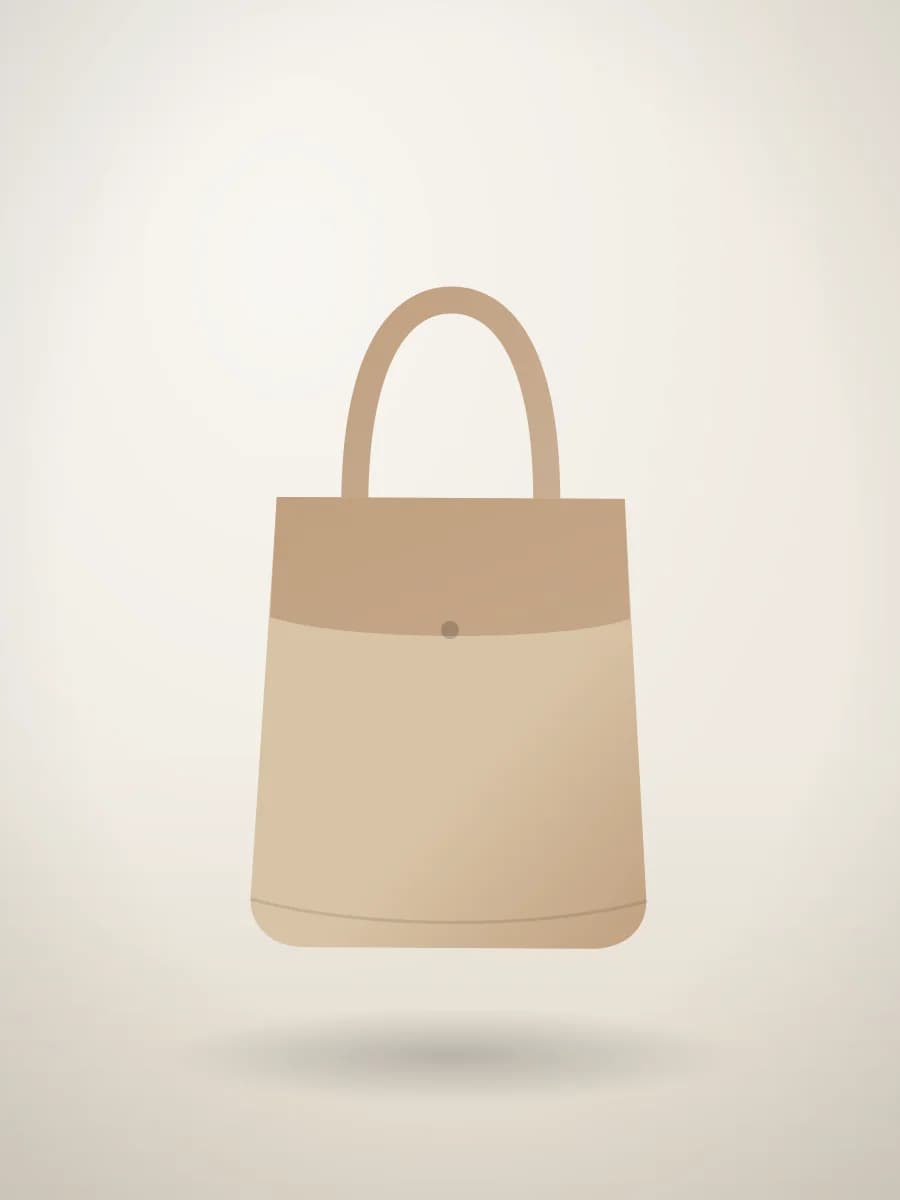 Hand-Stitched Leather Bag
